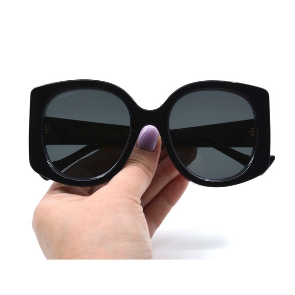 NEW GUCCI GG1257S 001 BLACK GREY AUTHENTIC SUNGLASSES - Picture 14 of 16